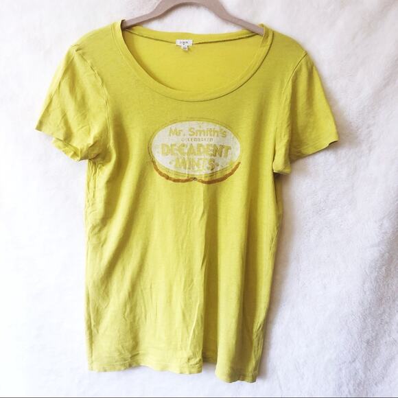 J. Crew Yellow Mr. Smith’s Decadent Mints Shirt - Picture 4 of 14